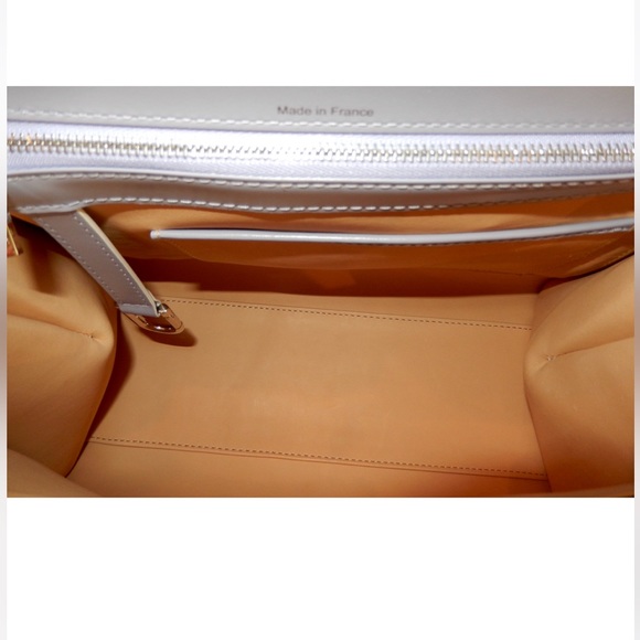 New $8,500 Delvaux Brilliant MM Box Calf Leather Rare Lilac Color Handbag - Picture 15 of 16